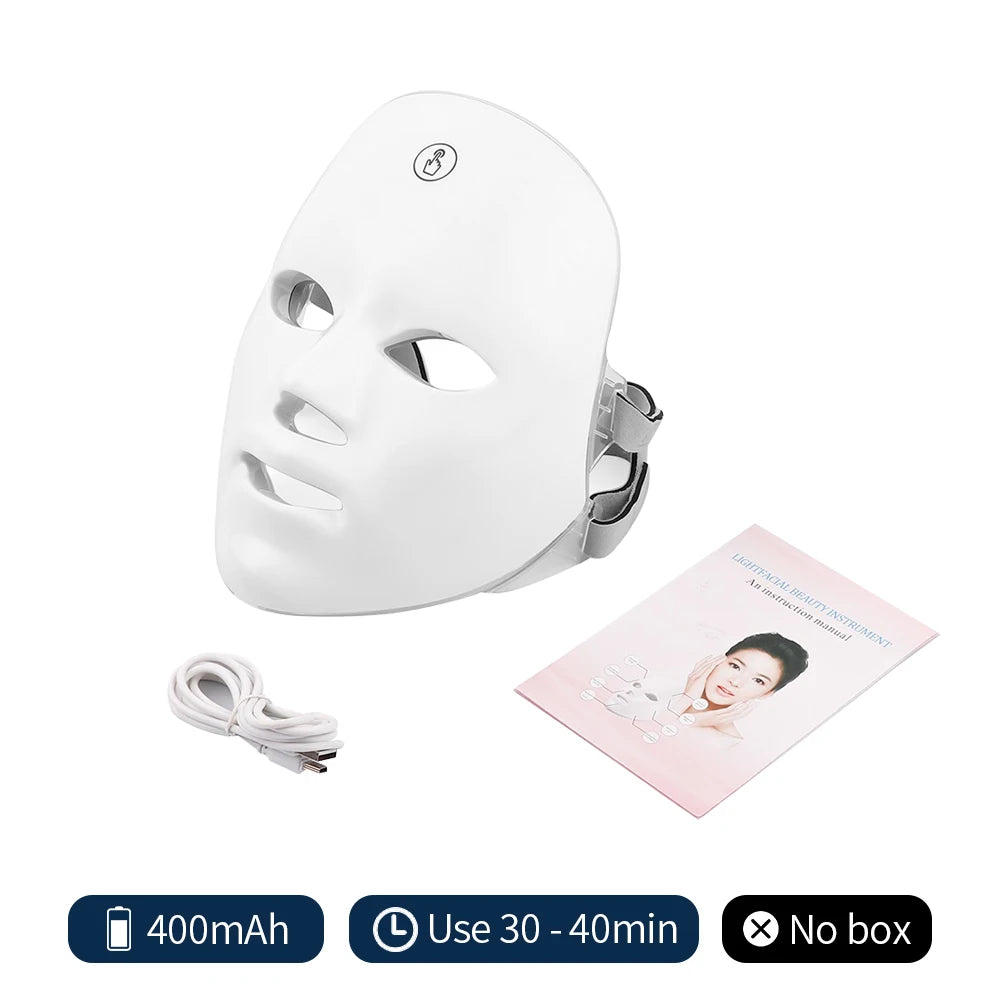 LumaGlow 7-Color LED Facial Mask