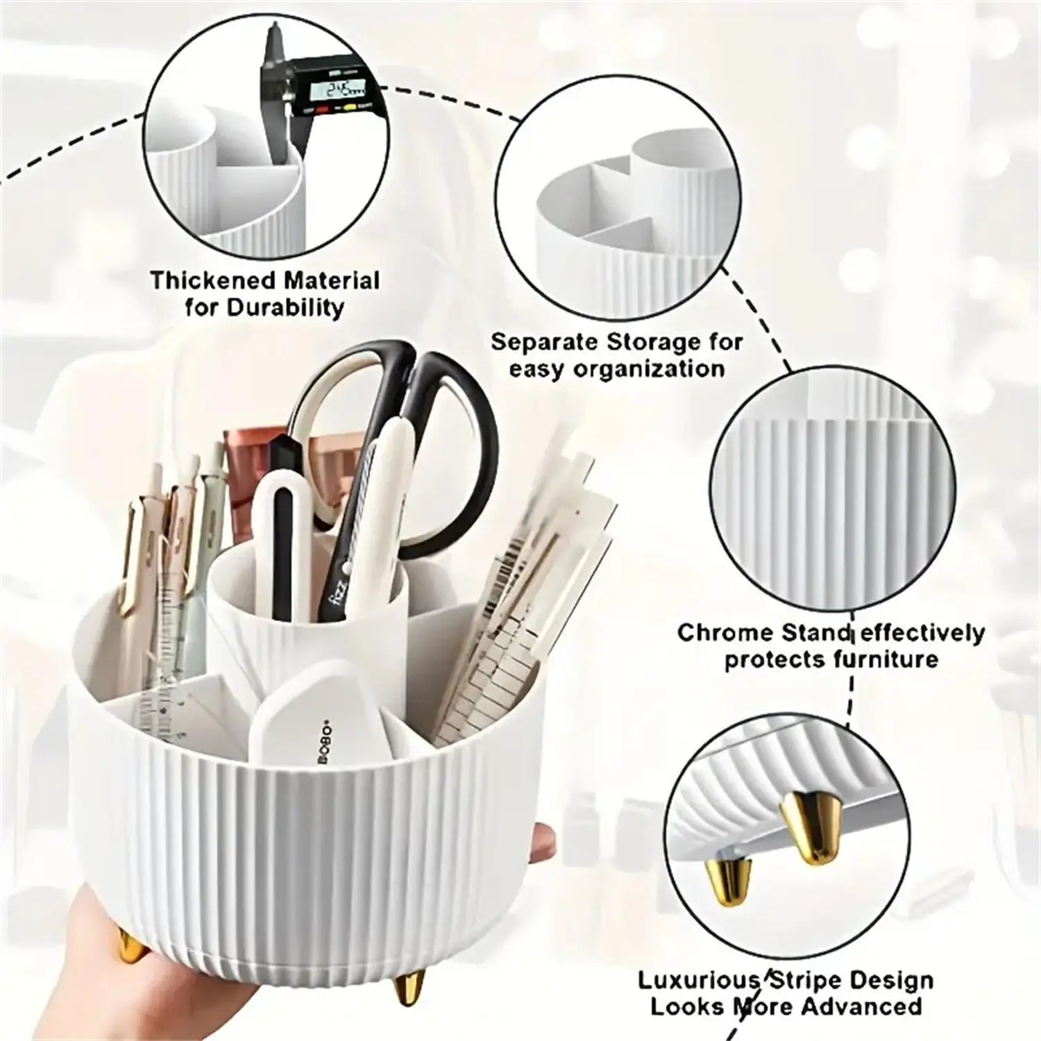 ClearTurn 360° Makeup Holder