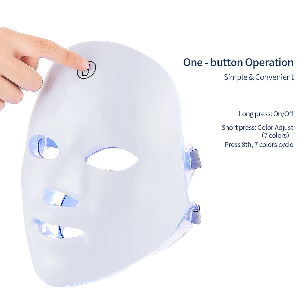 LumaGlow 7-Color LED Facial Mask