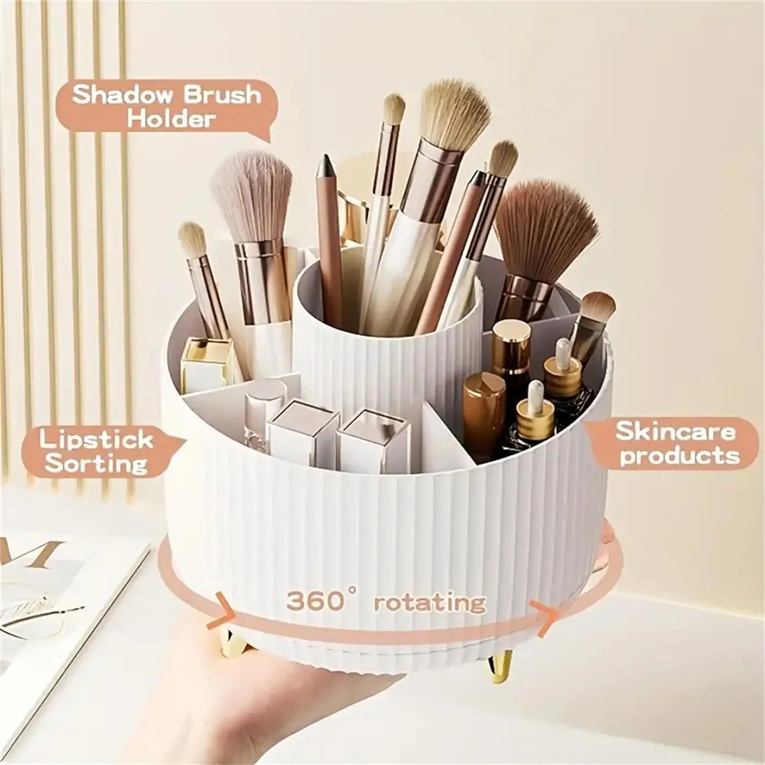 ClearTurn 360° Makeup Holder